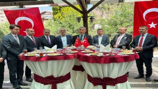 Uşak protokolü bayramlaşma töreninde buluştu