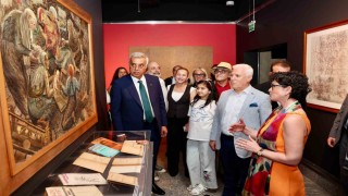 Usta ressam İbrahim Balabanın eserleri Bursalılarla buluştu