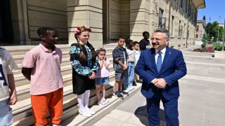 Vali Aksoy, çocuk işçiliğiyle ilgili video çekimine katıldı