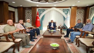 Vali Çelik, dağcılık federasyonu heyetini ağırladı