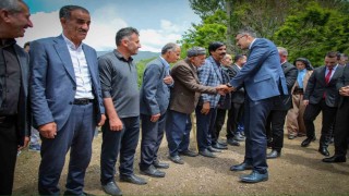 Vali Çelikten köy ziyareti
