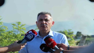 Vali Elbandan Bornova yangını açıklaması: Enerjisi düşmüş durumda