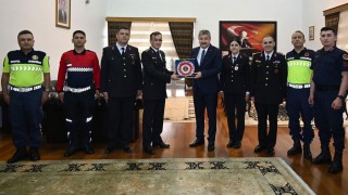 Vali Yılmaz, Jandarma Teşkilatı Mensuplarını Kabul Etti