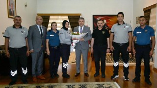 Vali Yılmaz Özel Güvenlik Görevlilerini Kabul Etti