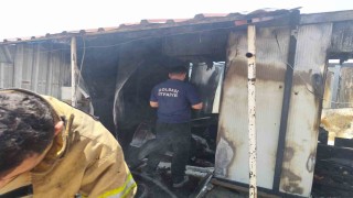 Yanan konteynerler paniğe neden oldu