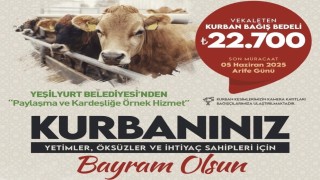 Yeşilyurt Belediyesi Kurban Bağışı kampanyasında yarın son gün