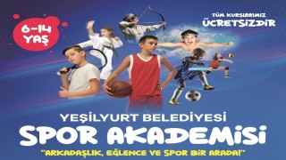 Yeşilyurt Belediyesinin ücretsiz spor akademisi kayıtları başlıyor