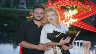 Zamantı Irmağında sürpriz evlilik teklifi