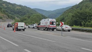 Zonguldak-Ankara yolundaki kazada 1 kişi yaralandı
