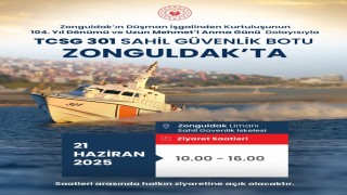 Zonguldakta askeri gemi ve sahil güvenlik botu halkın ziyaretine açılacak