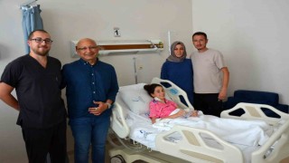 10 yaşındaki Mervenin kalbindeki iki delik kapatıldı