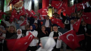 15 Temmuzda Edremitte birlik ve beraberlik mesajı