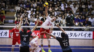 A Milli Erkek Voleybol Takımı, Arjantine 3-2 mağlup oldu