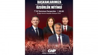 Adana'da "Belediye Başkanlarına Özgürlük Mitingi" Düzenlenecek