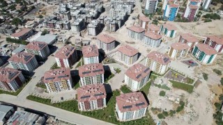 Adıyamandaki kentsel dönüşüm alanında modern binalar yükseldi