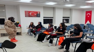 AFAD Şırnak İl Müdürlüğünden stajyerlere KBRN eğitimi