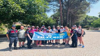 Afrodisias Antik Kenti ziyaretçilerine jandarmadan bilgilendirme