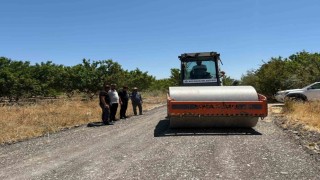 Akçadağın Bahri Mahallesinde yollar yenileniyor