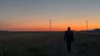 Akyakada gökyüzü kızıla büründü