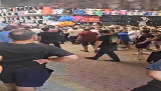 Alanyada marka avukatları ile esnaf arasındaki arbedede 6 gözaltı