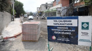 Alhanlı Caddesi Yenileniyor: Asfalt, Kaldırım ve Ağaçlandırma Çalışmaları Devam Ediyor