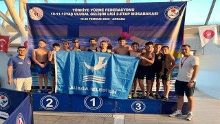 Aliağalı sporculardan yüzmede büyük başarı