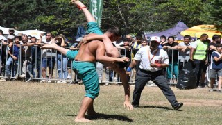 Alıç Yaylası kıran Kırana güreşlere sahne oldu