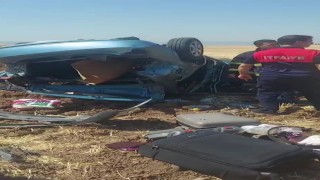 Amasyada otomobil şarampole uçtu: 3 yaralı