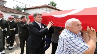 Amasyanın son Kore gazilerinden Halil Kanar son yolculuğuna uğurlandı