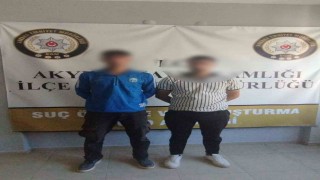 Ankarada camiye yangın tüpüyle zarar veren zanlılar gözaltına alındı