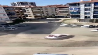 Ankarada drift atan sürücü ortalığı birbirine kattı