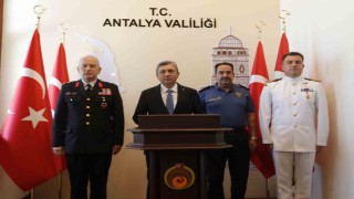 Antalya Valisi Şahin: Antalyada son bir haftada 37 yangın çıktı, 52 hektar alan yandı