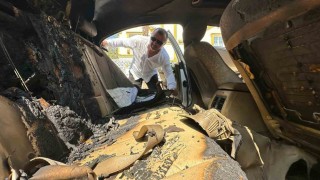 Antalyada iş adamının lüks otomobiline saldırı