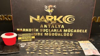 Antalyada uyuşturucu operasyonlarında 1 haftada 27 şüpheli tutuklandı