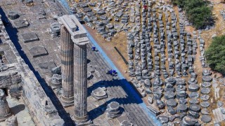 Apollon Tapınağında gece ziyaretleri için hazırlıklar sürüyor