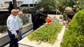 Arabanda 15 Temmuz şehitleri anma programı kapsamında şehitlik ziyaret edildi