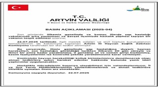 Artvinde şap hastalığına karşı hayvan hareketleri 30 gün yasaklandı