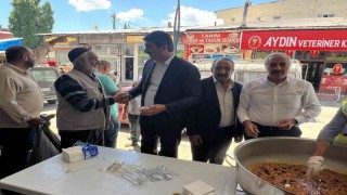 Aşkalede aşure ikramına yoğun ilgi