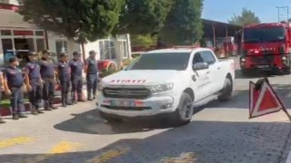 Aydın Büyükşehir Belediyesi İtfaiyesi Uşak yangınına müdahale için yola çıktı