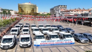 Aydın Büyükşehir Belediyesinden Bozdoğana hizmet aracı desteği