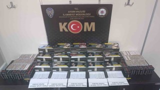 Aydında 13 bin 680 adet doldurulmuş makaron ele geçirildi