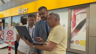 Aydında akaryakıt istasyonlarına ölçüm denetimi