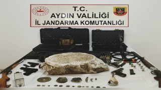 Aydında eş zamanlı tarihi eser operasyonu: 5 gözaltı
