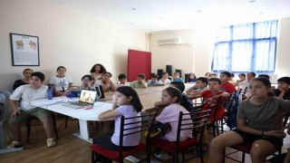 Aydında yaz tatili bilimle geçiyor