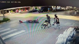 Aynı kavşakta 1 saat arayla 2 motosiklet kazası: 1 yaralı