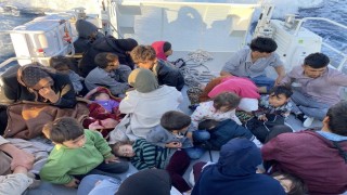 Ayvacık açıklarında 27 kaçak göçmen kurtarıldı