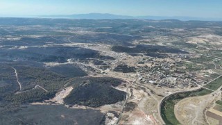 Ayvacıkta yangın 21 saatin ardından kontrol altına alındı