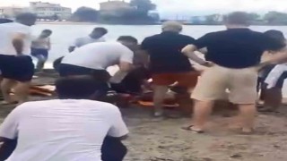 Baba ile kızın deniz keyfi faciayla sonlandı