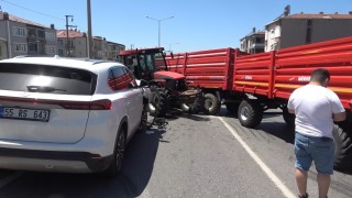 Bafrada trafik kazası: 2 yaralı