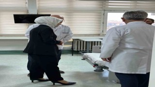 Bakan Göktaştan metan gazından zehirlenen askerlere ziyaret